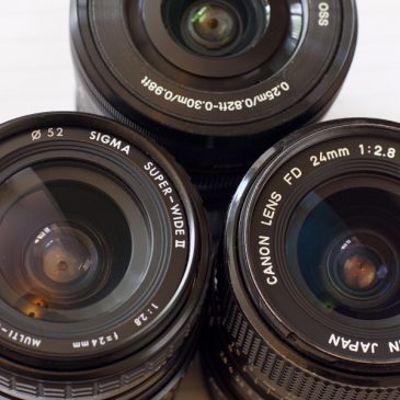 24mm Legacy Lens Comparison on Sony Full Frame and APS-C Cameras